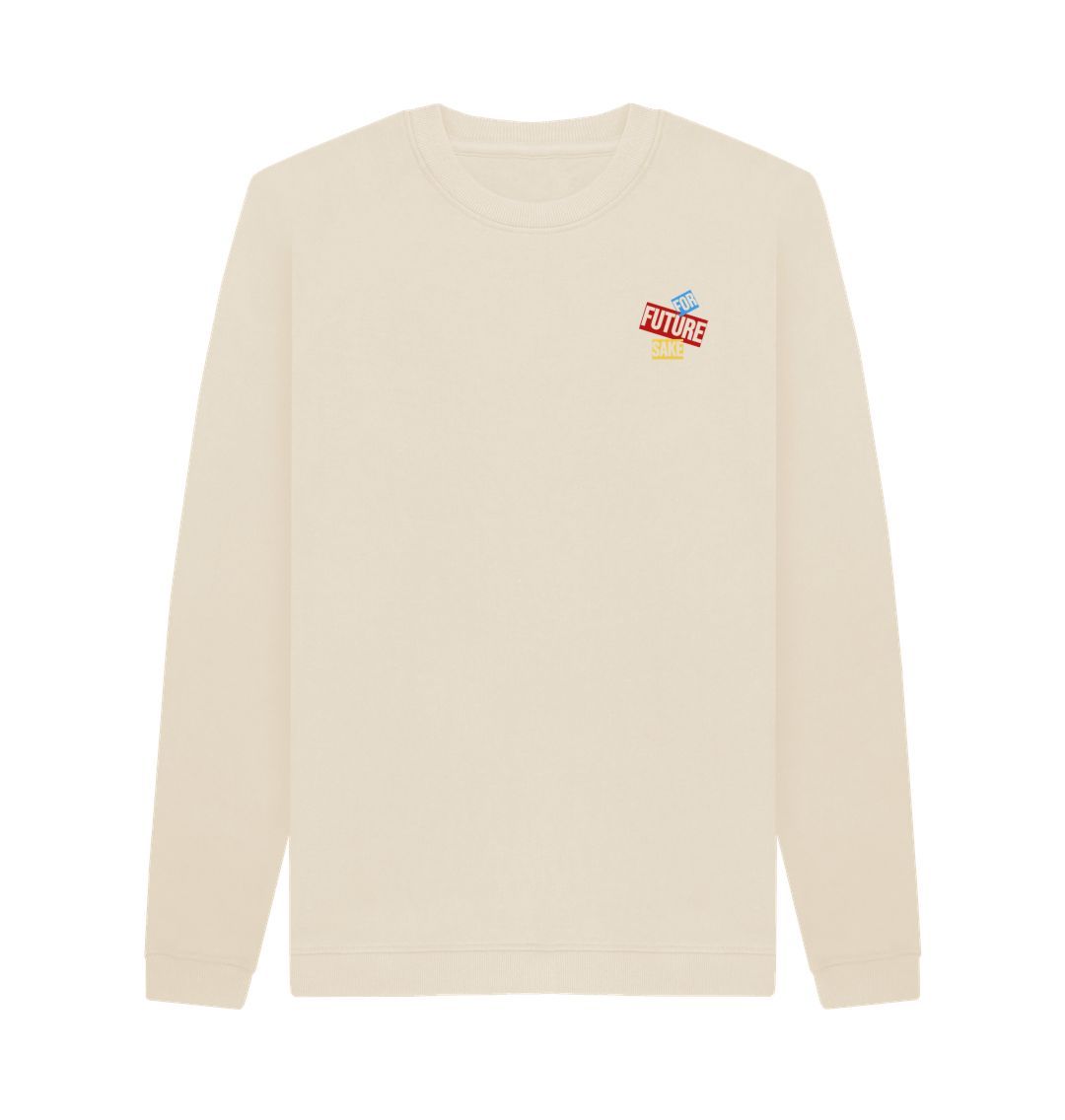 Oat For Future Sake Forest - Men's Crew Neck Sweater