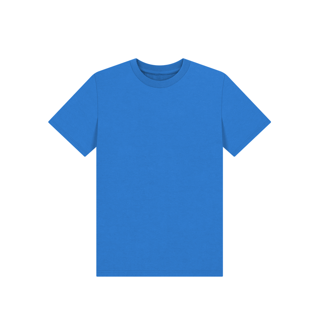 Plain blue t-shirt