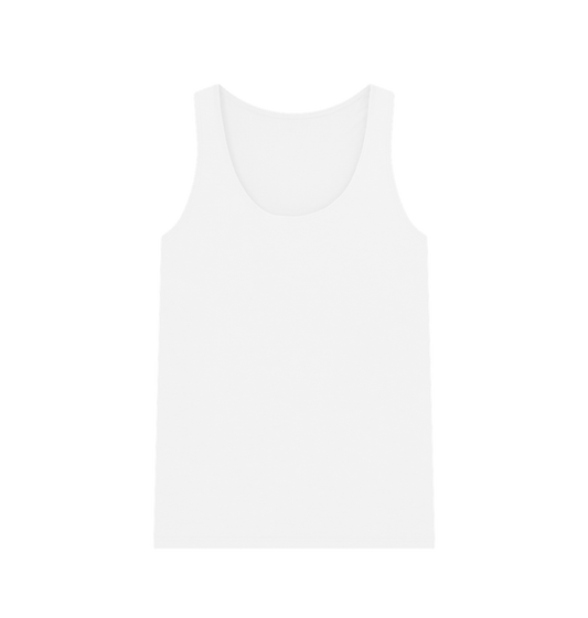 White sleeveless tank top