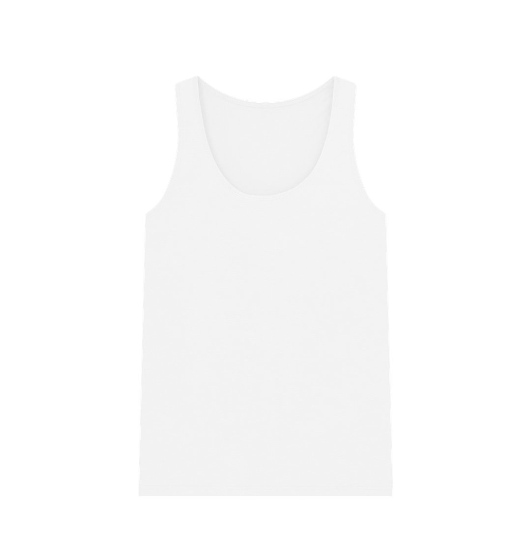 White sleeveless tank top