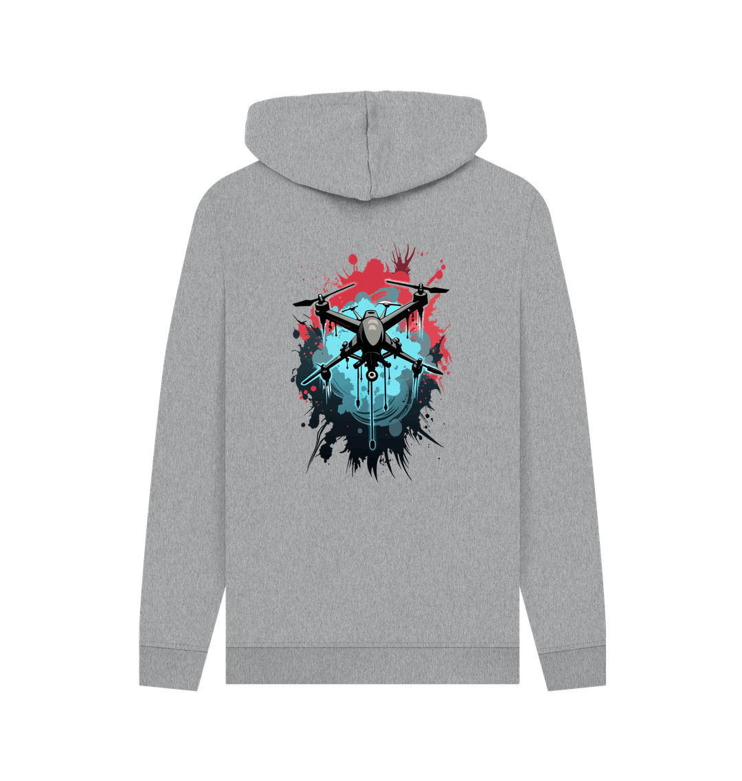 Light Heather Printed Hoody