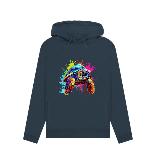 Colorful turtle graphic hoodie