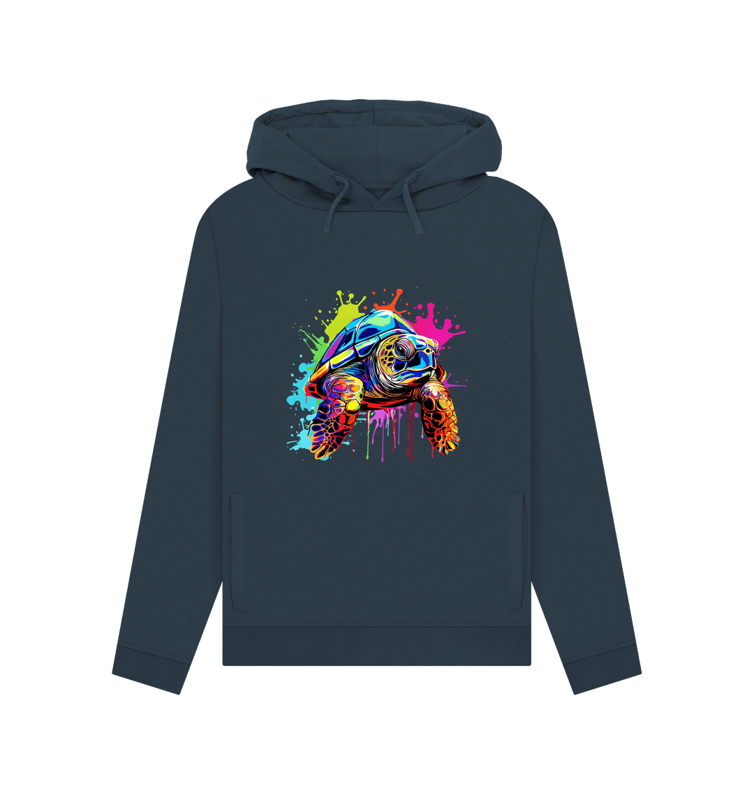 Colorful turtle graphic hoodie