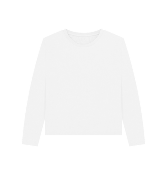White long-sleeved t-shirt