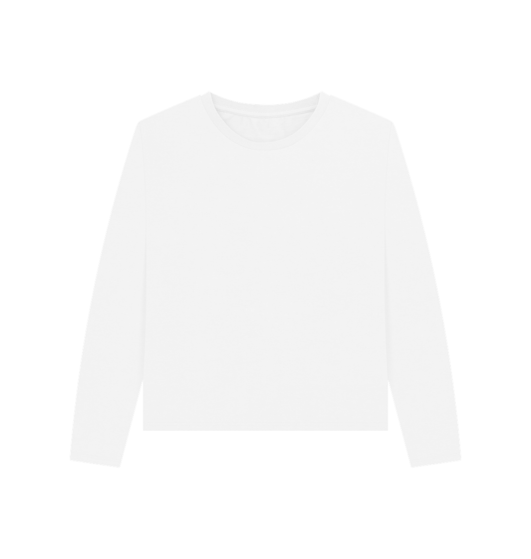 White long-sleeved t-shirt