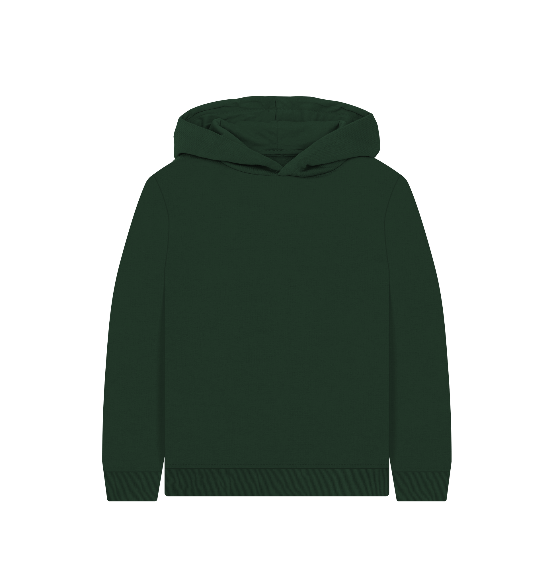 Dark green hoodie with hood
