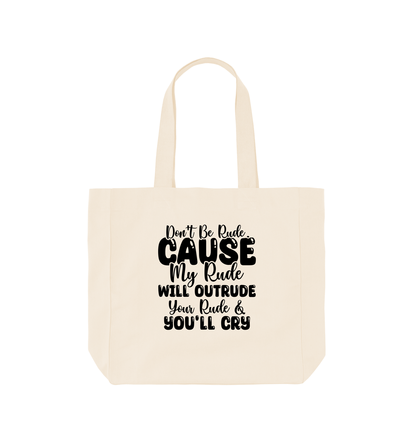 Natural Printed Bag