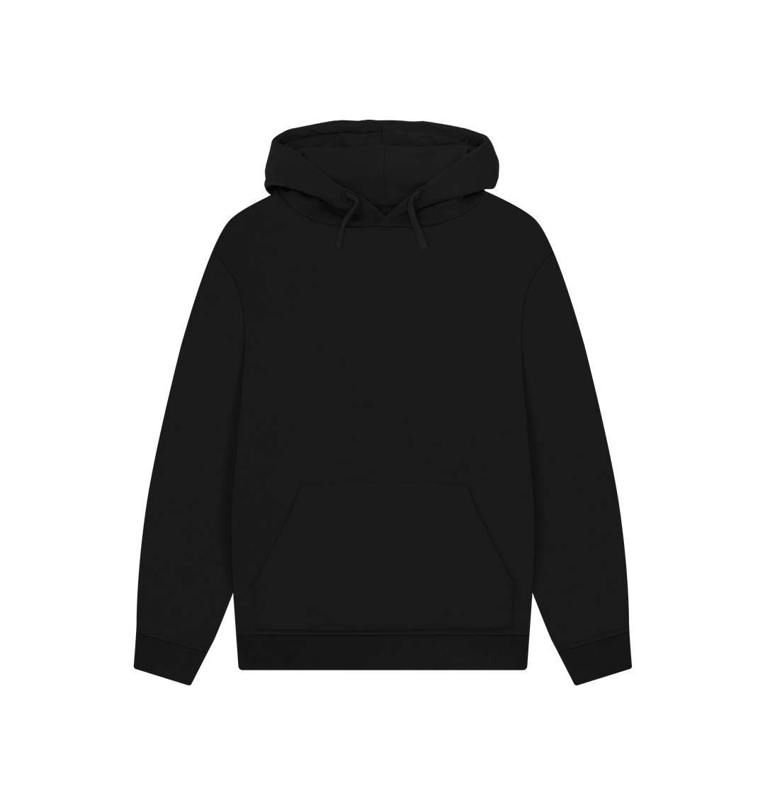 Black Printed Hoody