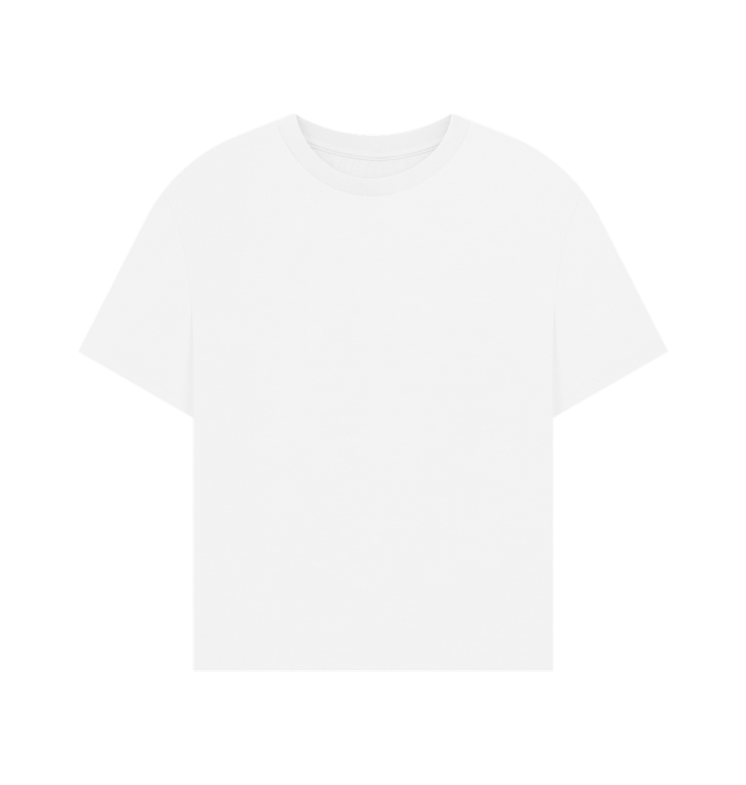 White Plain Women's Oversized Tee