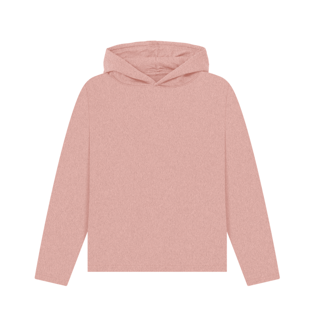 Pink hooded sweatshirt