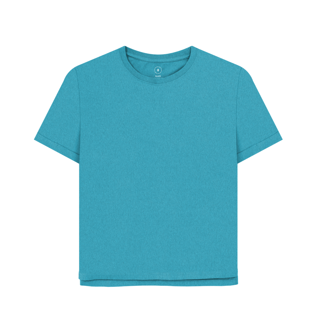 Ocean Blue Printed T-shirt