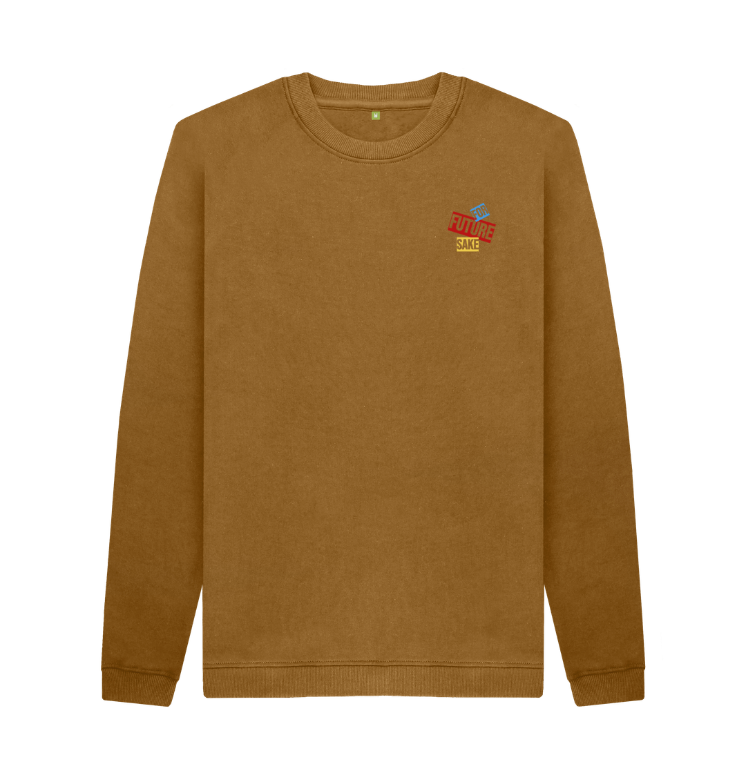 Brown Printed Sweater