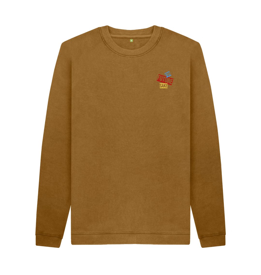Brown For Future Sake Forest - Men's Crew Neck Sweater