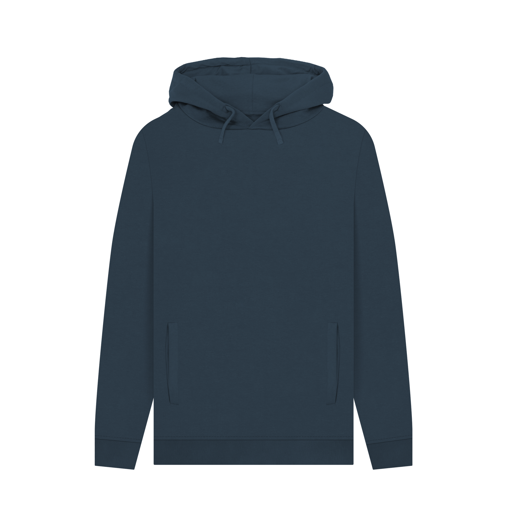 Navy Printed Hoody