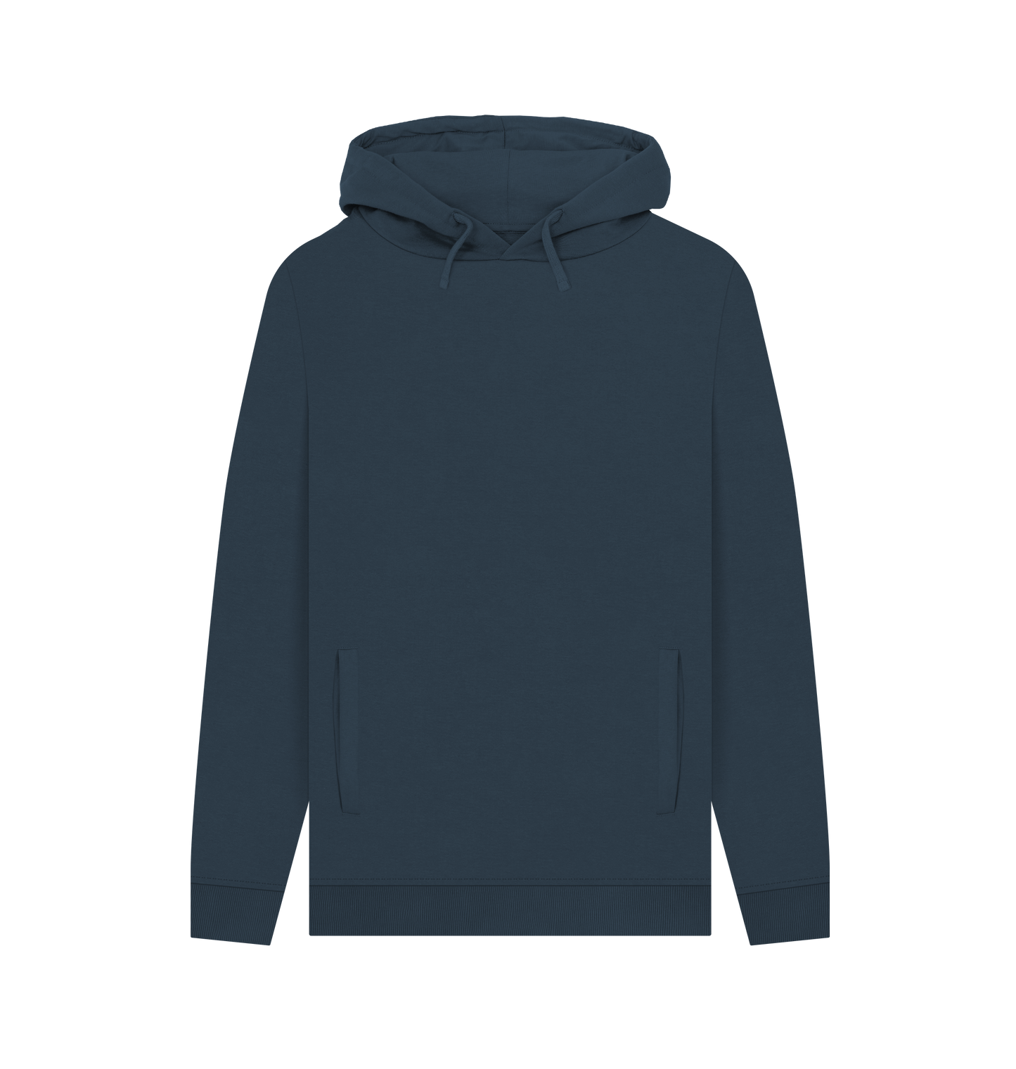 Navy Printed Hoody
