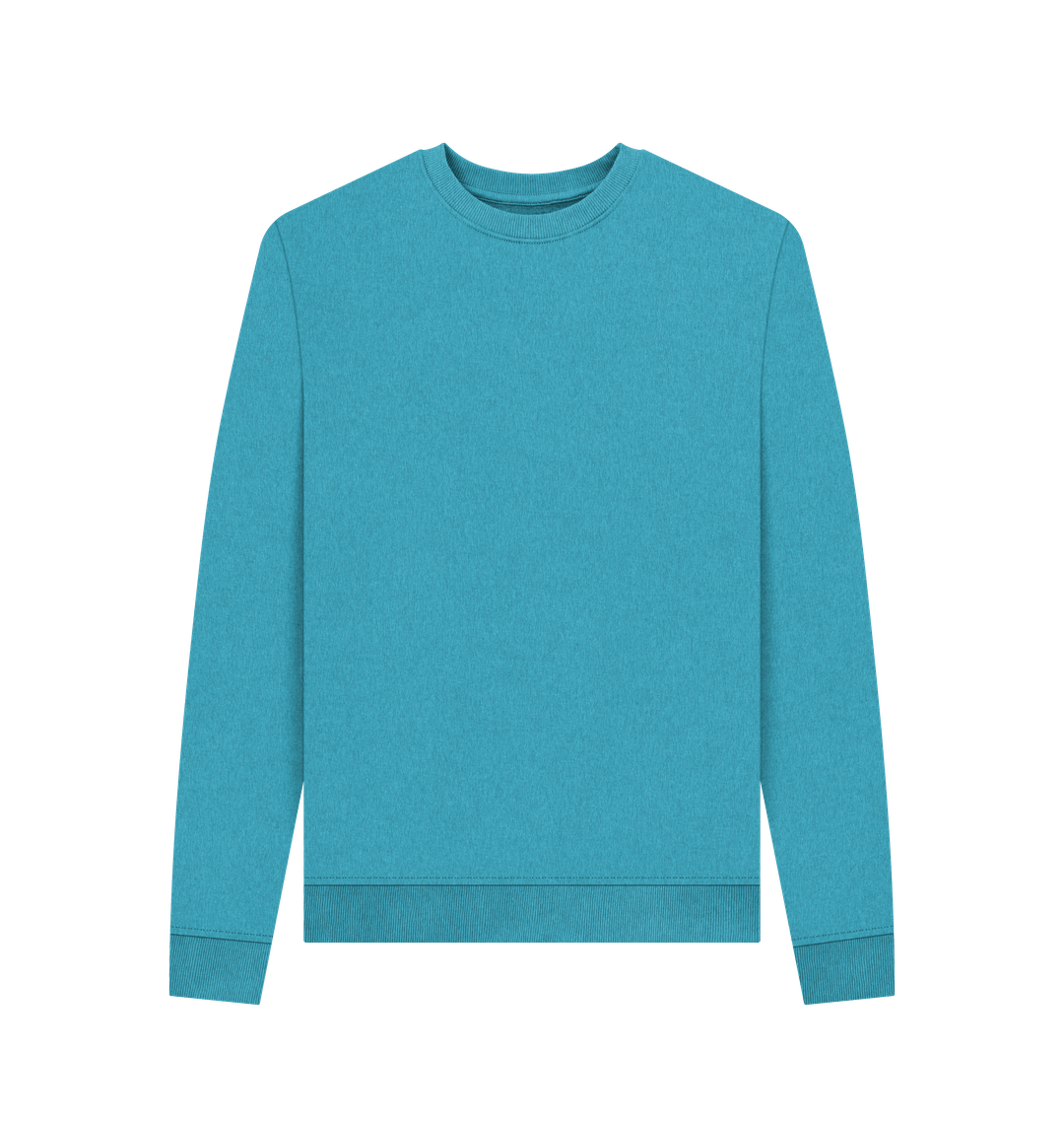 Ocean Blue Recycled Printed Sweater