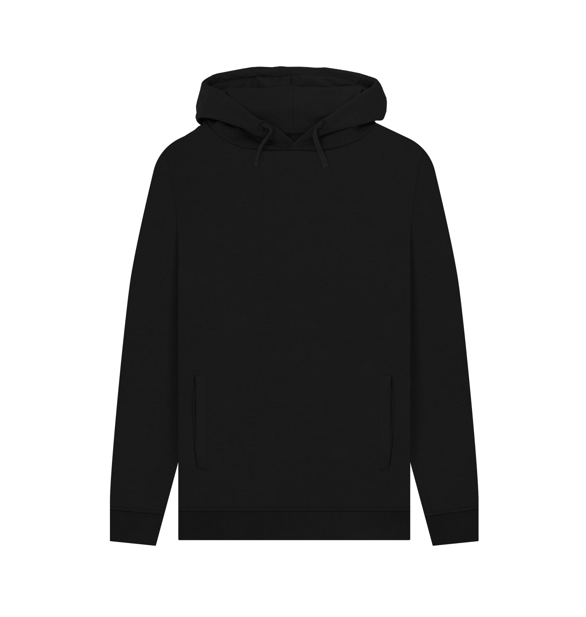 Black Printed Hoody