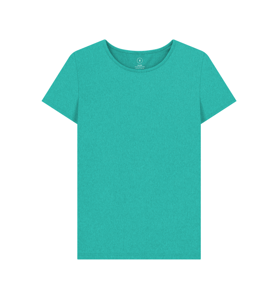 Seagrass Green Recycled Printed T-Shirt Front