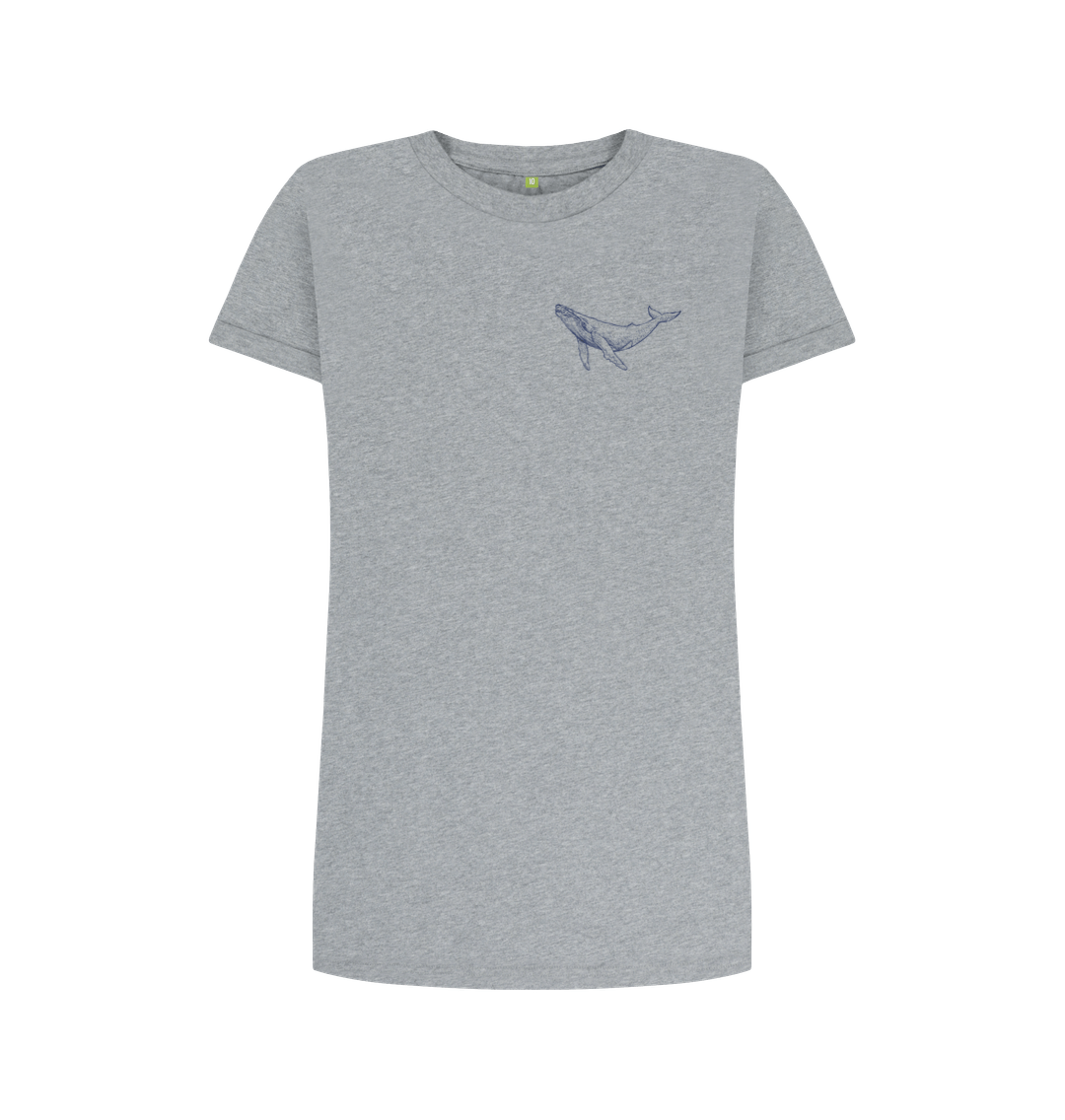 Athletic Grey T-shirt dress Front