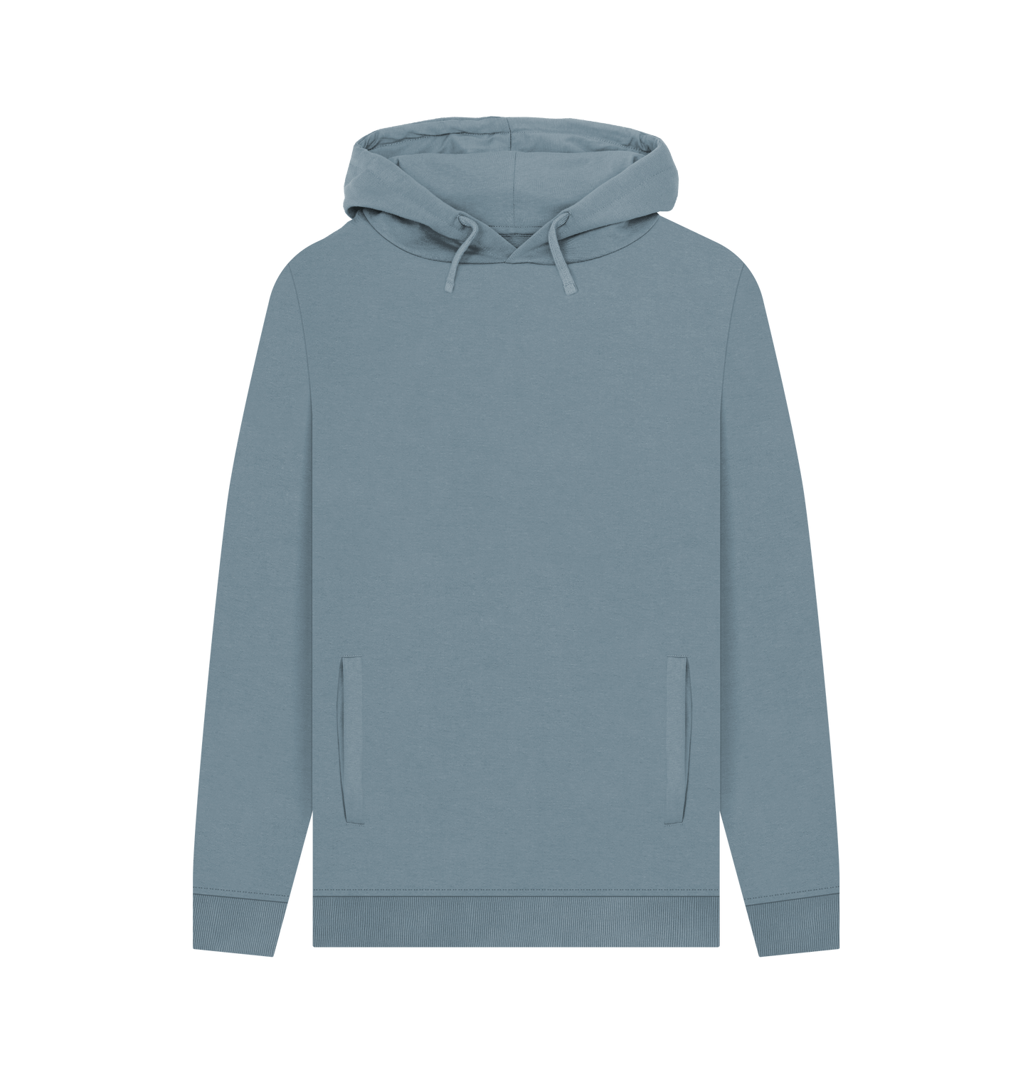 Stone Blue Colour Drip Motercycle - Mens Pullover Hoodie