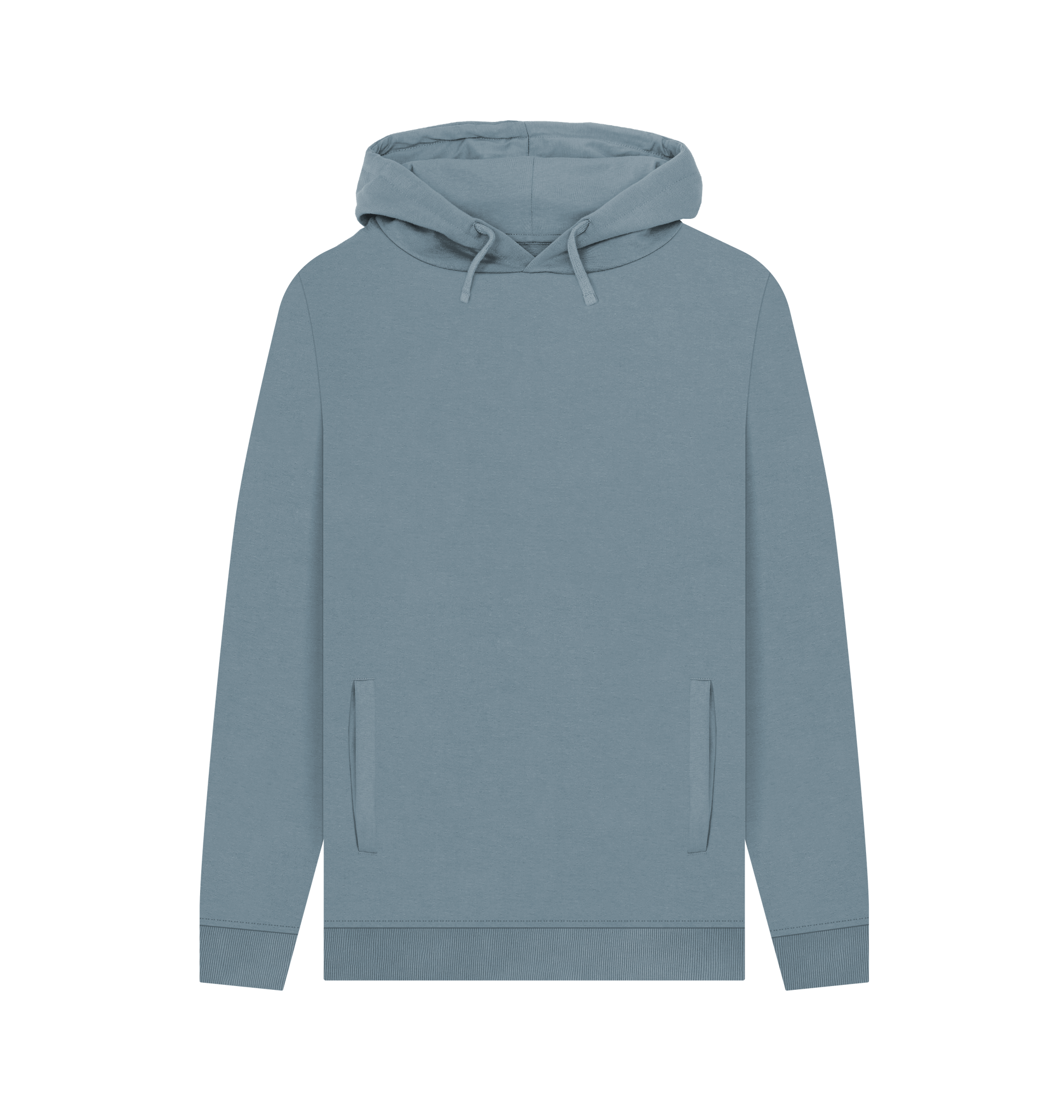 Stone Blue Colour Drip Steam Train - Men's Pullover Hoodie