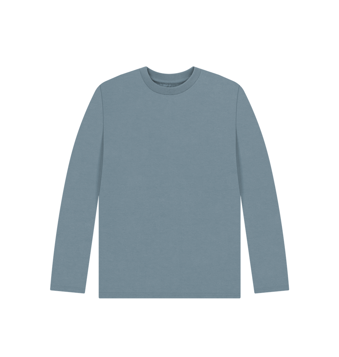 Light blue long-sleeved t-shirt