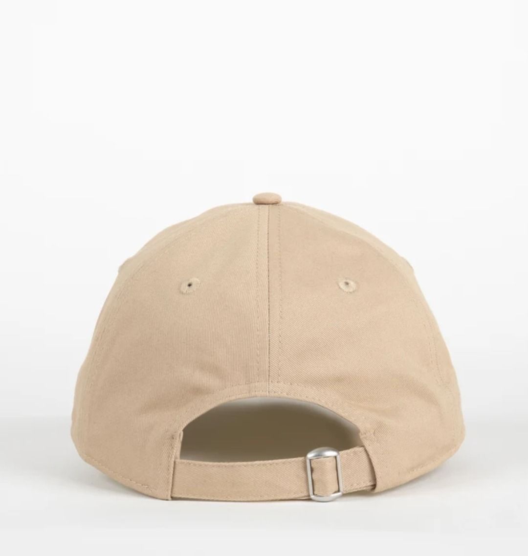 Beige baseball cap with adjustable strap
