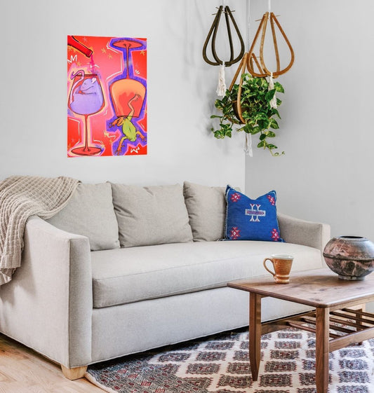 Modern living room with sofa and coffee table