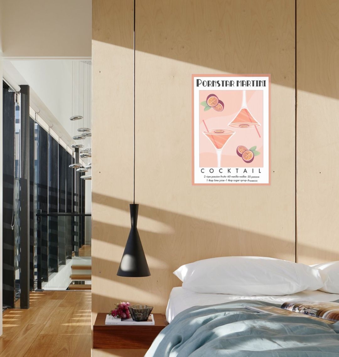 Pornstar Martini cocktail poster