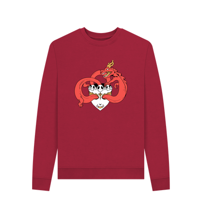 Cherry Printed Sweater Front