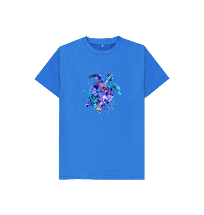 Bright Blue Printed Kids T-Shirt