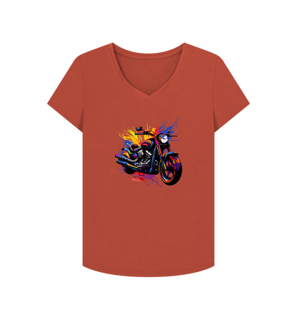 Rust Printed T-shirt Front