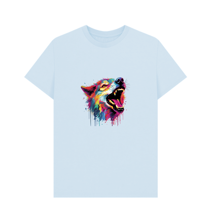 Sky Blue Printed T-shirt