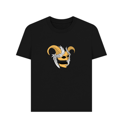 Black Printed T-shirt Front