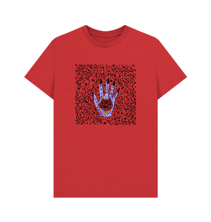 Red Creepy Palm Reader - Women's Relaxed Fit Tee