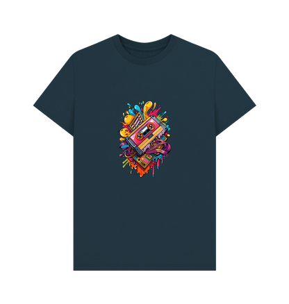 Denim Blue Printed T-shirt