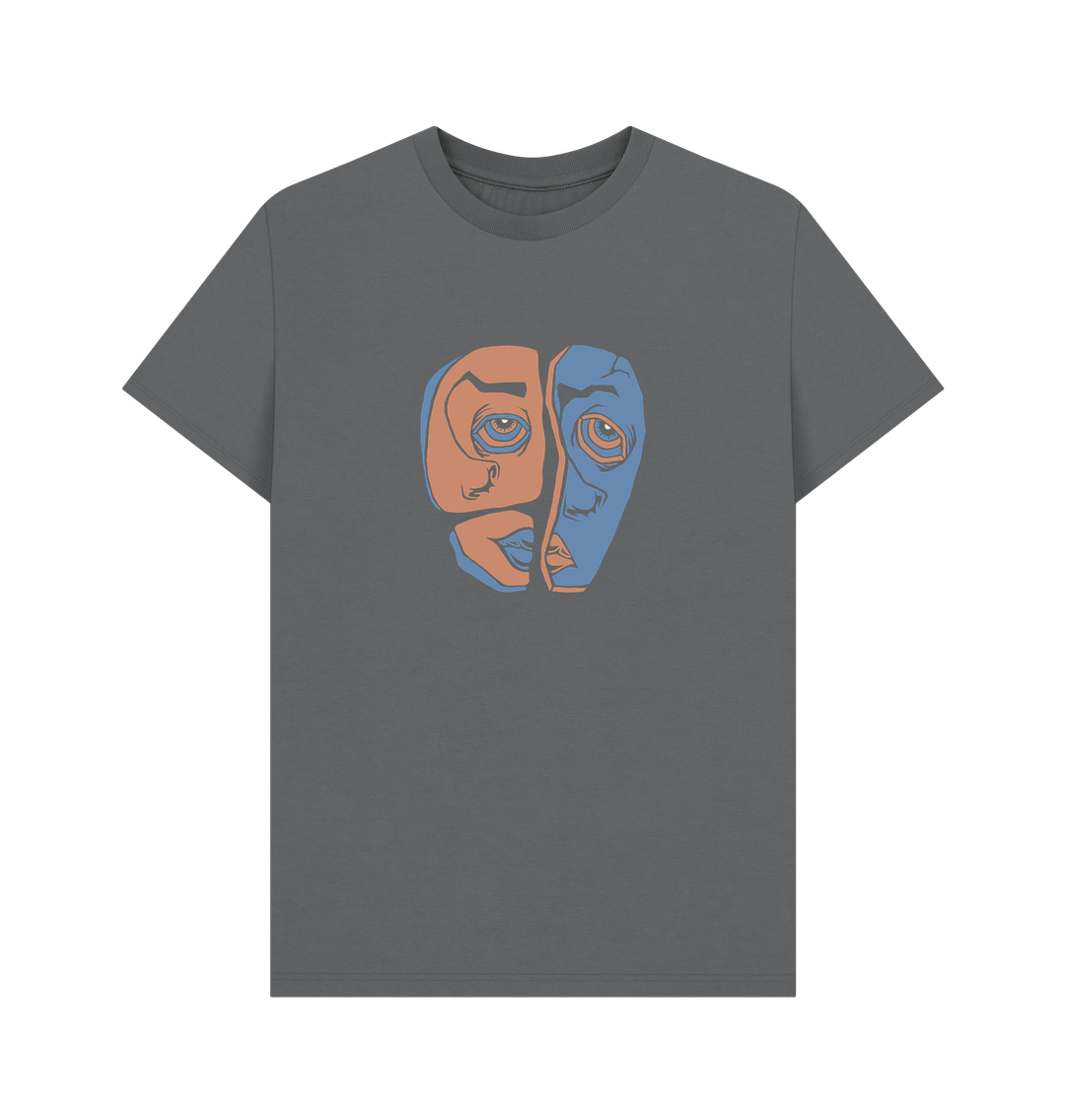Slate Grey Printed T-shirt
