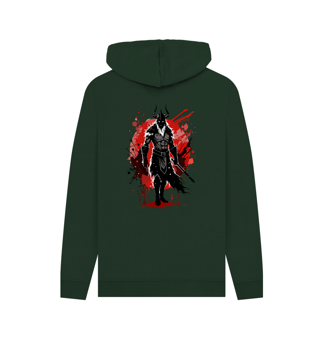 Evergreen Printed Hoody Back