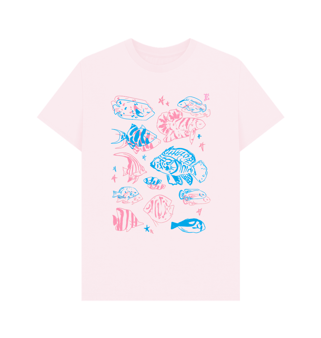 Pink Sea Life Fish - Unisex T-Shirt