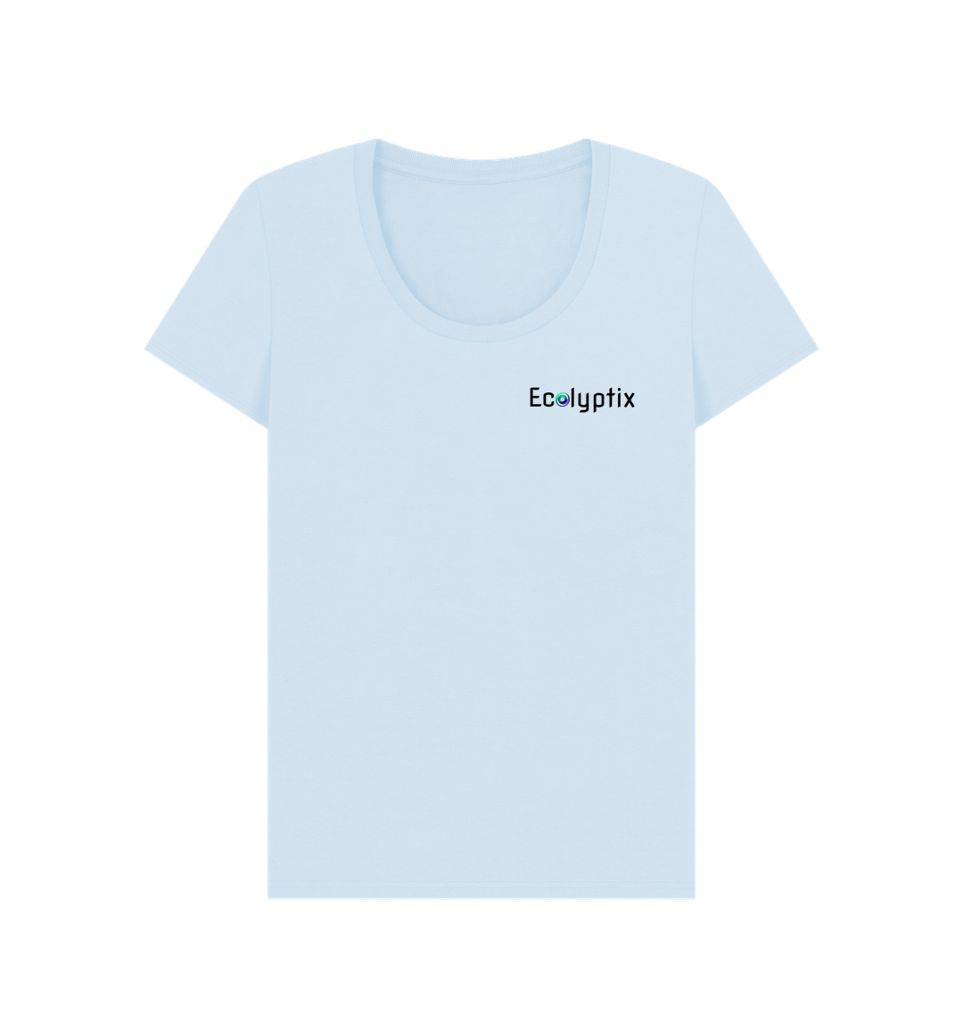 Sky Blue Printed T-shirt
