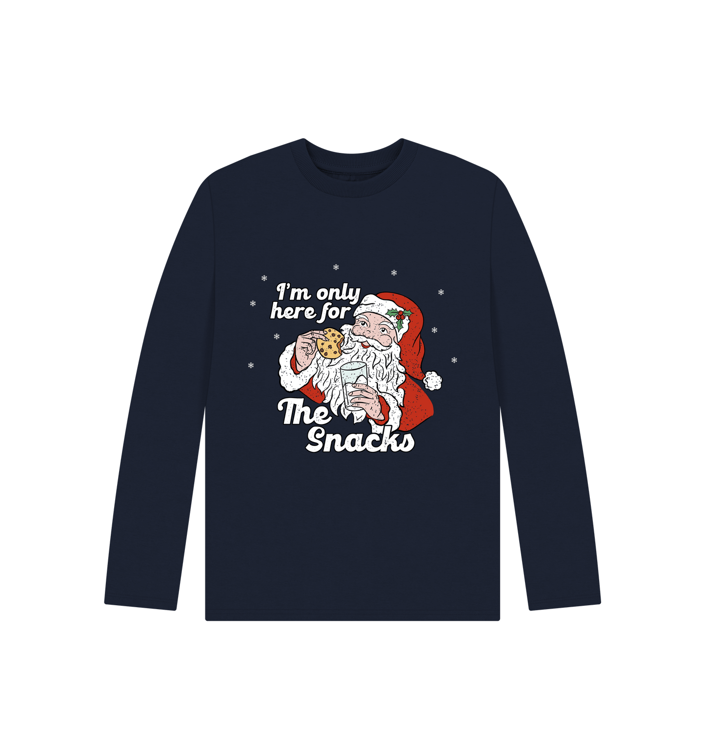 Navy Blue Printed Kids T-Shirt Front