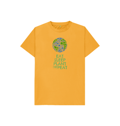 Mustard Printed Kids T-Shirt