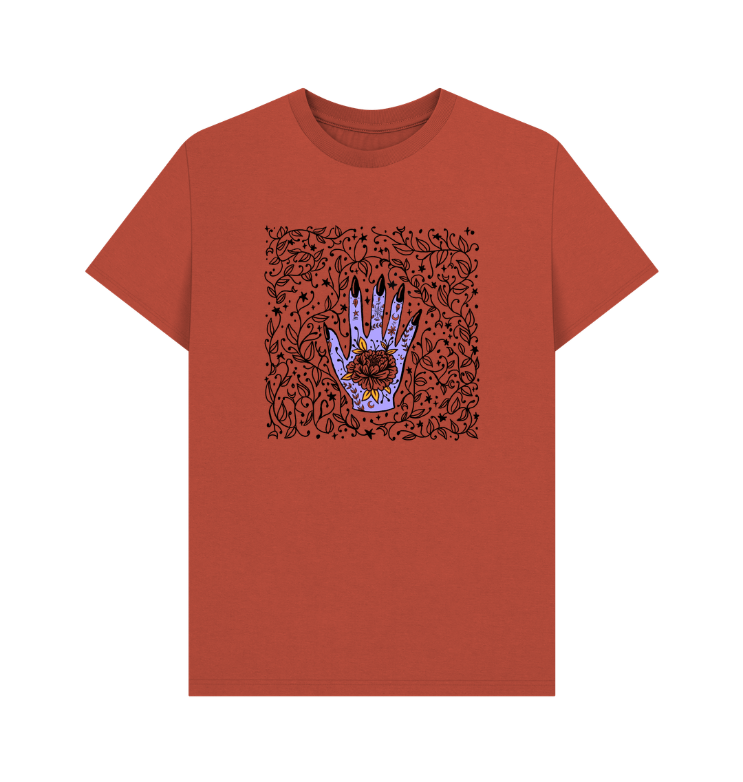 Rust Creepy Palm Reader - Women's Relaxed Fit Tee