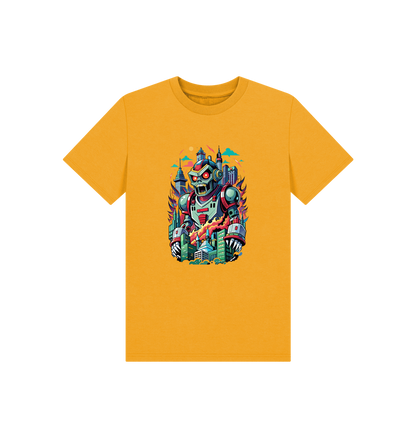 Mustard Printed Kids T-Shirt