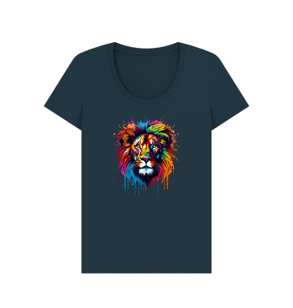 Denim Blue Printed T-shirt