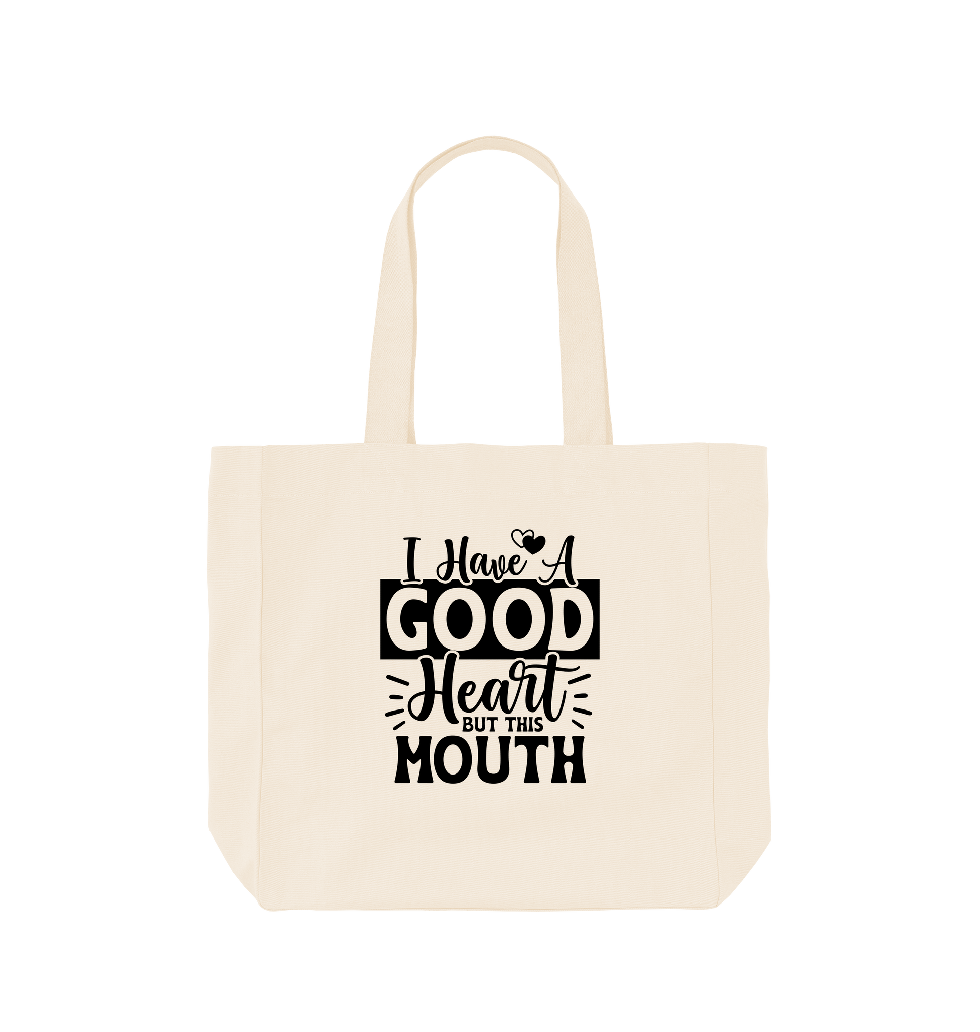 Natural Printed Bag