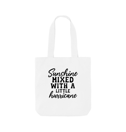 White Sunshine mixed with a little hurricane - Colour Tote Bag