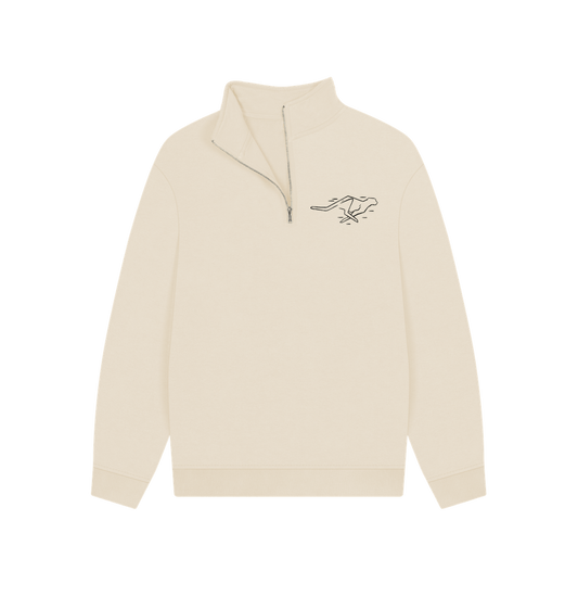 Oat Unisex Quarter-zip Sweatshirt