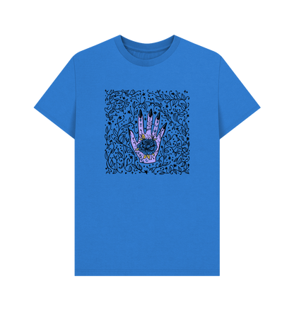 Bright Blue Printed T-shirt Front