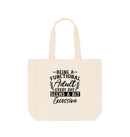 Natural Printed Bag